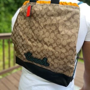 Coach mens backpack